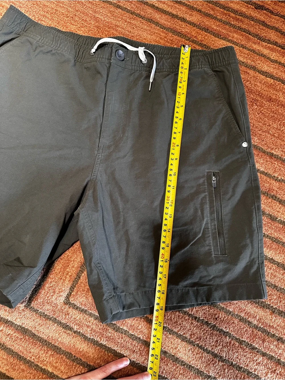 Vuori Men’s Ponto Olive Green Shorts
